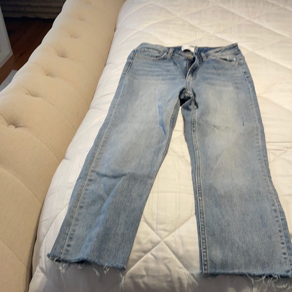 Vervet high waisted crop mom jeans Size 28